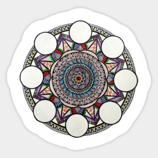 Rainbow Mandala Sticker